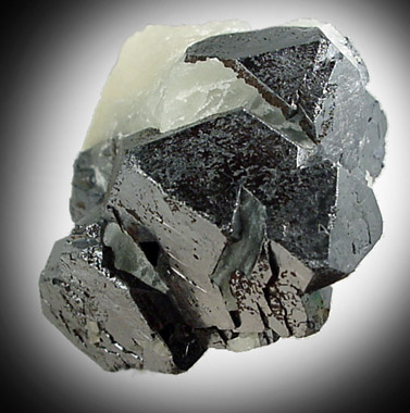 Galena with Strontian Barite from Elmwood Mine, Carthage, Smith County, Tennessee