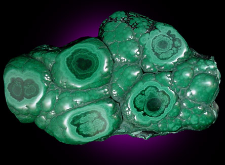 Malachite from Lubumbashi, Katanga Copperbelt, Haut-Katanga Province, Democratic Republic of the Congo