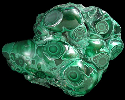 Malachite from Lubumbashi, Katanga Copperbelt, Haut-Katanga Province, Democratic Republic of the Congo