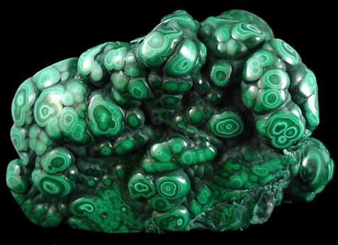 Malachite from Lubumbashi, Katanga Copperbelt, Haut-Katanga Province, Democratic Republic of the Congo