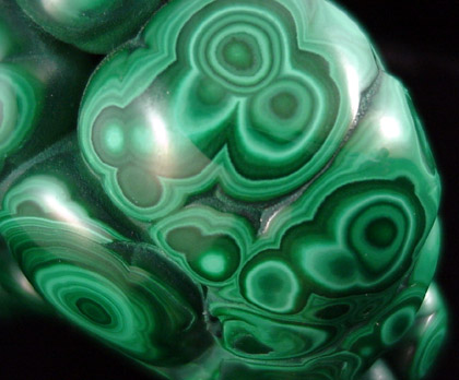 Malachite from Lubumbashi, Katanga Copperbelt, Haut-Katanga Province, Democratic Republic of the Congo