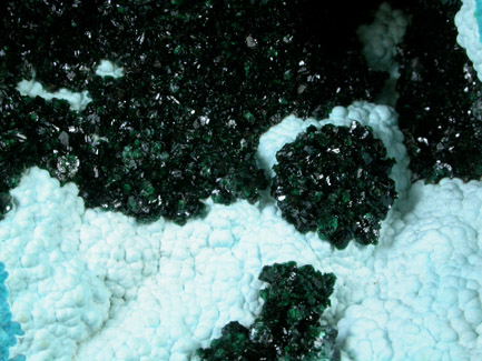 Malachite and Chrysocolla from Lubumbashi, Katanga Copperbelt, Haut-Katanga Province, Democratic Republic of the Congo
