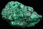 Malachite from Lubumbashi, Katanga Copperbelt, Haut-Katanga Province, Democratic Republic of the Congo