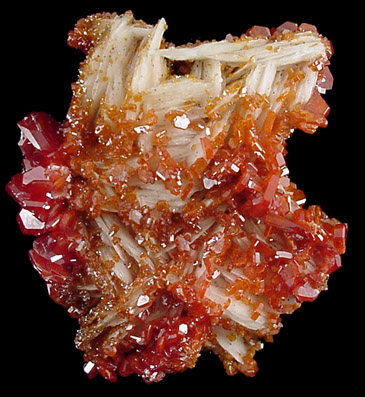 Vanadinite from Assif Mine, Mibladen, Morocco