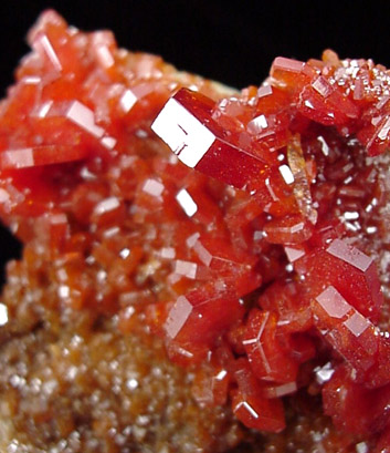 Vanadinite from Assif Mine, Mibladen, Morocco