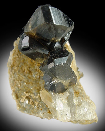 Cassiterite (twinned crystal) from Ximeng, Yunnan, China