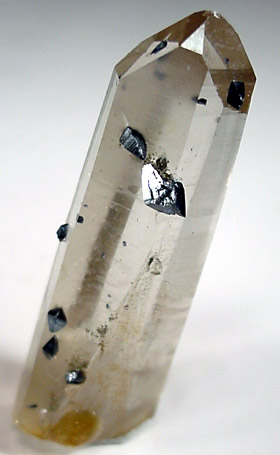 Anatase on Quartz from Matskorhae, Hardangervidda, Ullensvang Statsallmenning, Hordaland, Norway