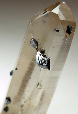 Anatase on Quartz from Matskorhae, Hardangervidda, Ullensvang Statsallmenning, Hordaland, Norway