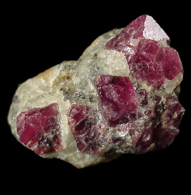 Corundum var. Ruby from Jagdalak, Sorobi, Kopica, Afghanistan