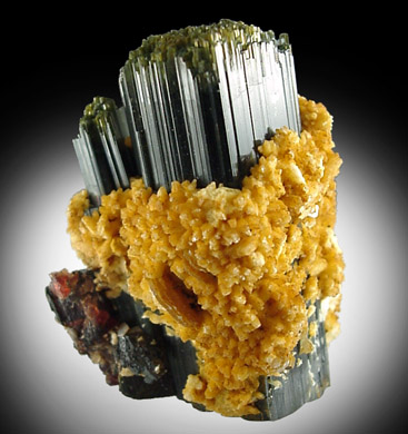 Elbaite Tourmaline with Albite from Shigar Valley, Skardu District, Baltistan, Gilgit-Baltistan, Pakistan