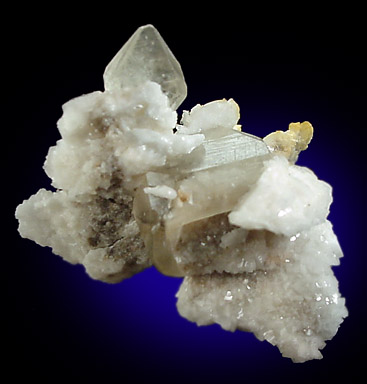 Calcite and Dolomite from Mina La Cuerre, Rionansa, La Florida, Sierra de Arnero, Cantabria, Spain