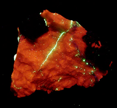 Franklinite, Willemite, Calcite from Sterling Mine, Ogdensburg, Sterling Hill, Sussex County, New Jersey (Type Locality for Franklinite)