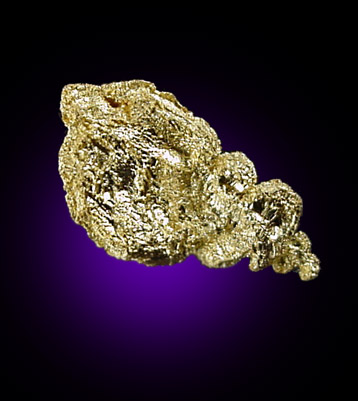 Gold from Mockingbird Mine, Mariposa County, California