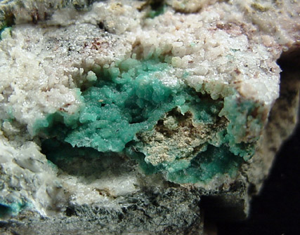 Turquoise from Vielsalm, Luxemburg Prov., Belgium