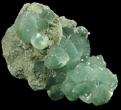 Prehnite from Prospect Park Quarry, Prospect Park, Passaic County, New Jersey