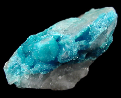 Turquoise Crystals on Quartz from Bishop Mine, Lynch Station, Campbell County, Virginia