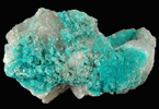 Turquoise Crystals on Quartz from Bishop Mine, Lynch Station, Campbell County, Virginia