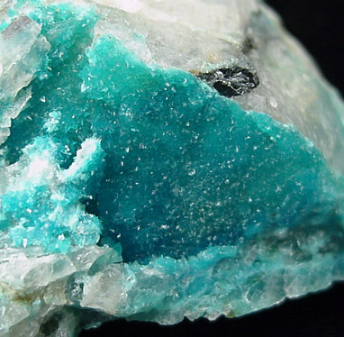 Turquoise Crystals on Quartz from Bishop Mine, Lynch Station, Campbell County, Virginia