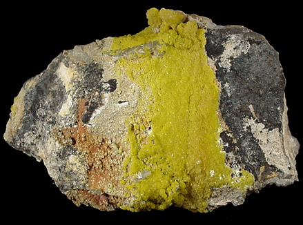 Mimetite and Selenite from Hardshell Mine, Santa Cruz County, Arizona