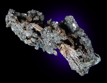 Silver from Uranium Mine #7, Pribram-Tresko, Bohemia, Czech Republic