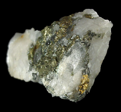 Gold in Quartz from Timmons Gold Mine, Ontario, Canada