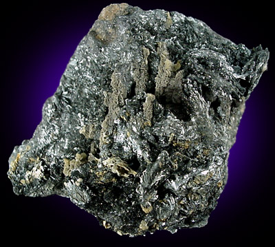 Stibnite with Siderite from Sase-Srehrenica, Bosnia