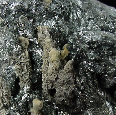 Stibnite with Siderite from Sase-Srehrenica, Bosnia