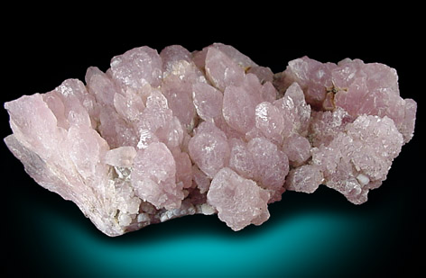 Quartz var. Rose Quartz Crystals from Vama, Nuristan Province, Afghanistan