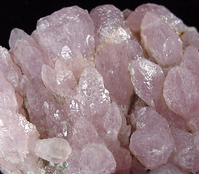 Quartz var. Rose Quartz Crystals from Vama, Nuristan Province, Afghanistan