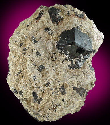 Cassiterite from Schlaggenwald, Bohemia, Czech Republic