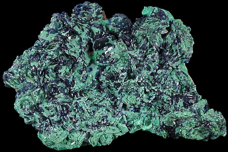 Azurite and Malachite from Morenci Mine, Clifton District, Greenlee County, Arizona