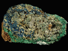 Hydrocerussite, Brochantite, Linarite, Cerussite from Wembly, Derbyshire, England