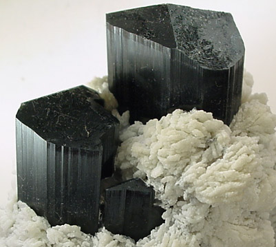 Schorl Tourmaline in Albite from Bulochi, Shengus, Skardu Road, Gilgit, Pakistan