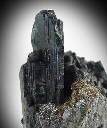 Vivianite from Blackbird Mine, Lemhi County, Idaho