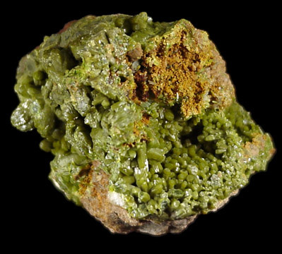 Pyromorphite from attributed to: Leadhills-Wanlockhead District, Scotland