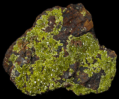 Pyromorphite from Dognecea, Banat Mountains, Romania