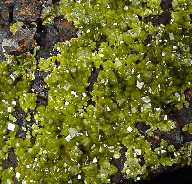 Pyromorphite from Dognecea, Banat Mountains, Romania