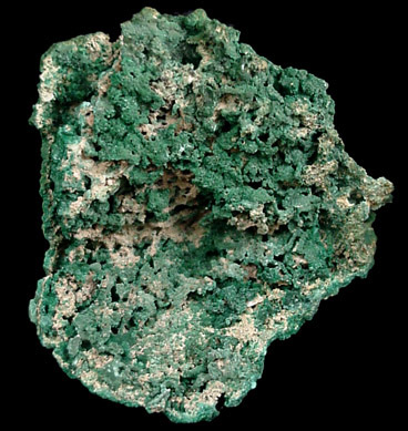 Malachite from Apex Mine, Tutsagubet District, Washington County, Utah