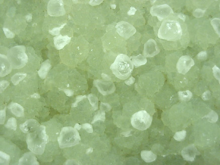 Calcite on Prehnite from Lower New Street Quarry, Paterson, Passaic County, New Jersey