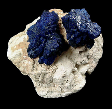 Azurite from Morenci Mine, Clifton District, Greenlee County, Arizona