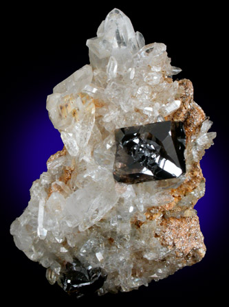 Cassiterite (twinned crystal) from Ximeng, Yunnan, China