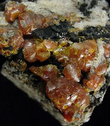Mimetite from Dry Gill, Caldbeck Fells, Cumberland, England