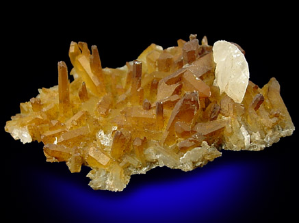 Calcite on Quartz from Wama, near Toei, South Waziristan, Pakistan