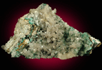 Hemimorphite, Calcite, Smithsonite from Mina Ojuela, Mapimi, Durango, Mexico