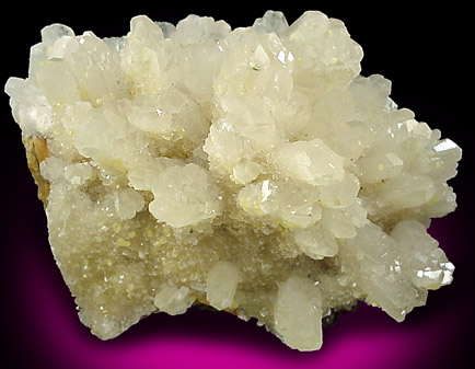 Celestine with Sulfur from Agrigento District (Girgenti), Sicily, Italy