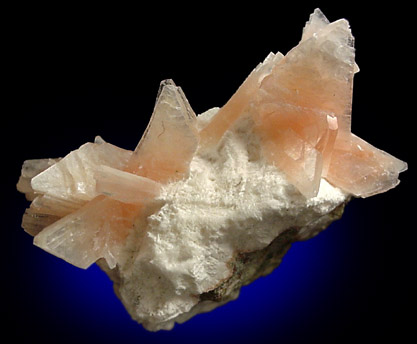 Heulandite-Ca with Mordenite from Rat's Nest Claim, near Challis, Custer County, Idaho