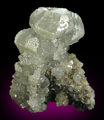 Celestine with Strontianite from Scofield Quarry, Maybee, Monroe County, Michigan