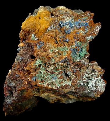 Linarite from Nant-Y-Cagal Mine, Cardingshire, Wales