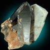 Microcline and Smoky Quartz from Crystal Creek, Florissant, Teller County, Colorado