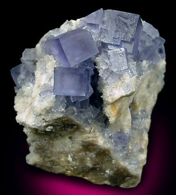 Fluorite from Blanchard Mine, Hansonburg District, 8.5 km south of Bingham, Socorro County, New Mexico